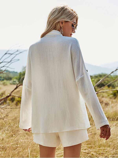Stunncal Comfy White Two Sets