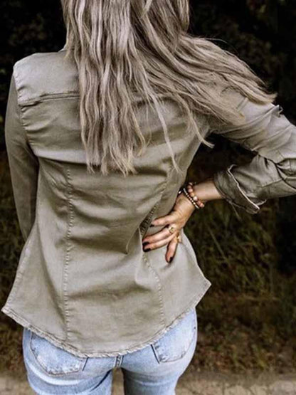Stunncal Trendy Denim Tops