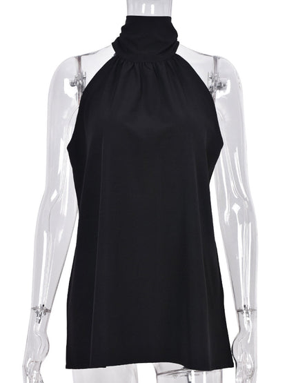 Stunncal Loose Strapless Hanging Neck Sexy Tops