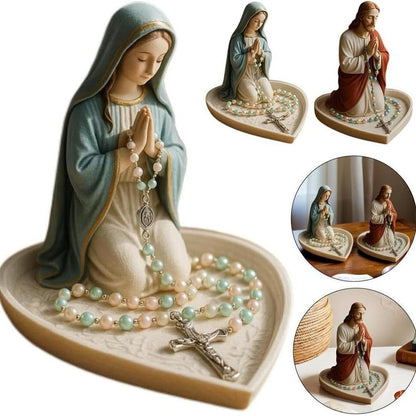 (🎄Early Christmas Sale 35%)🔥Virgin Mary Rosary Holder - ✝️With Necklace