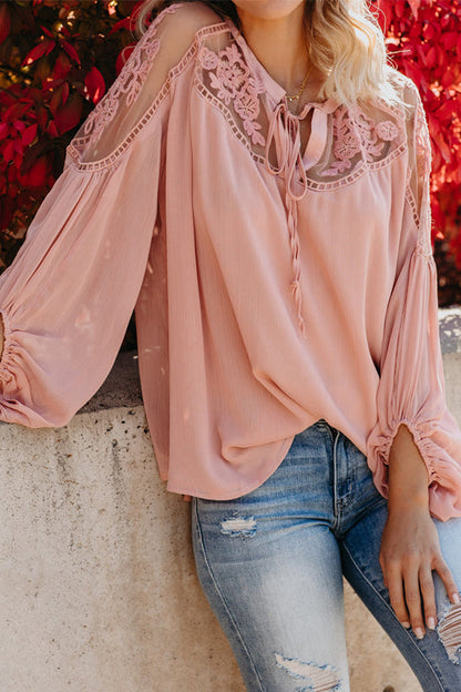 Stunncal Sweet Love Floral Embroidery Shirt - 3 Colors