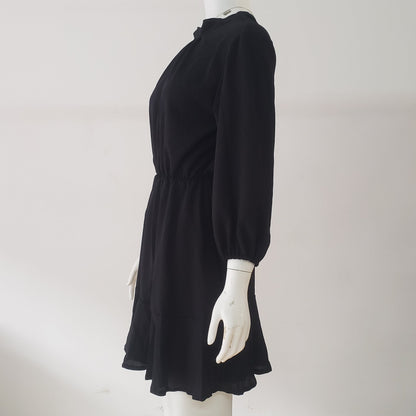 Stunncal Long Sleeve Pleated Midi Dress