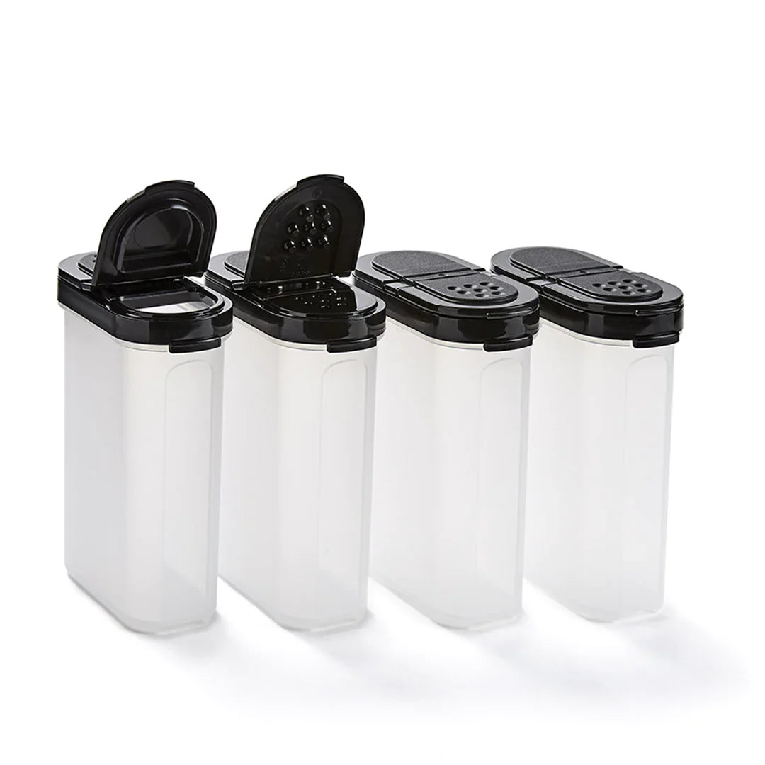 MODULAR MATE AIRTIGHT LARGE SPICE SET (SET OF 4) BLACK