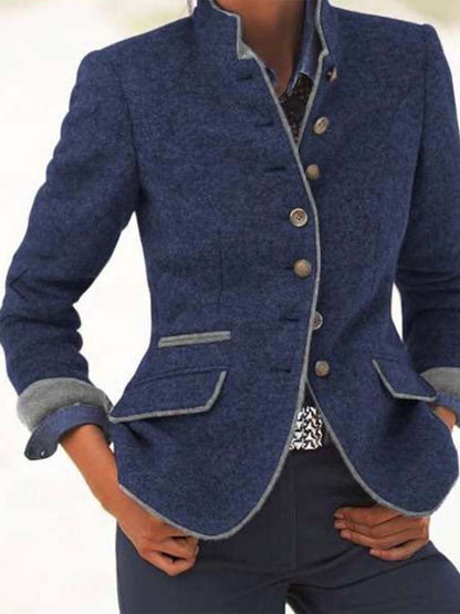 Stunncal Slim Button Jacket