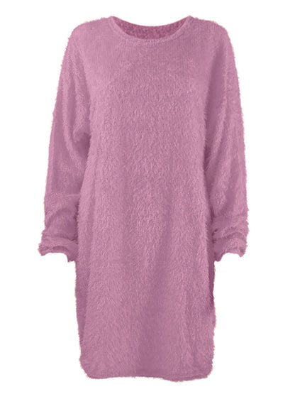 Stunncal Plush Sweater Dress(8 colors)