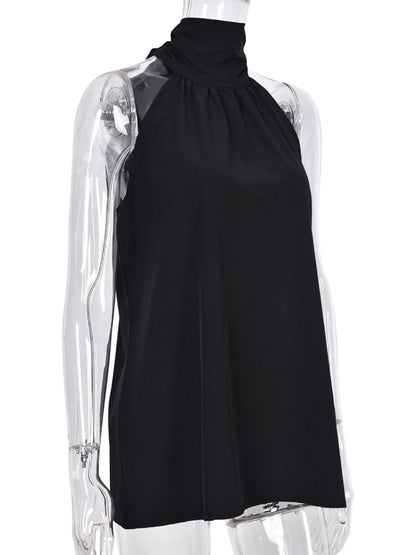 Stunncal Loose Strapless Hanging Neck Sexy Tops