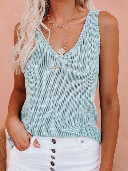 Stunncal Casual V Neck Knit Vest(6 colors)