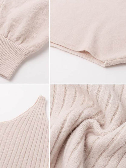 Stunncal Full Of Surprises Ribbed Knit Midi Dress