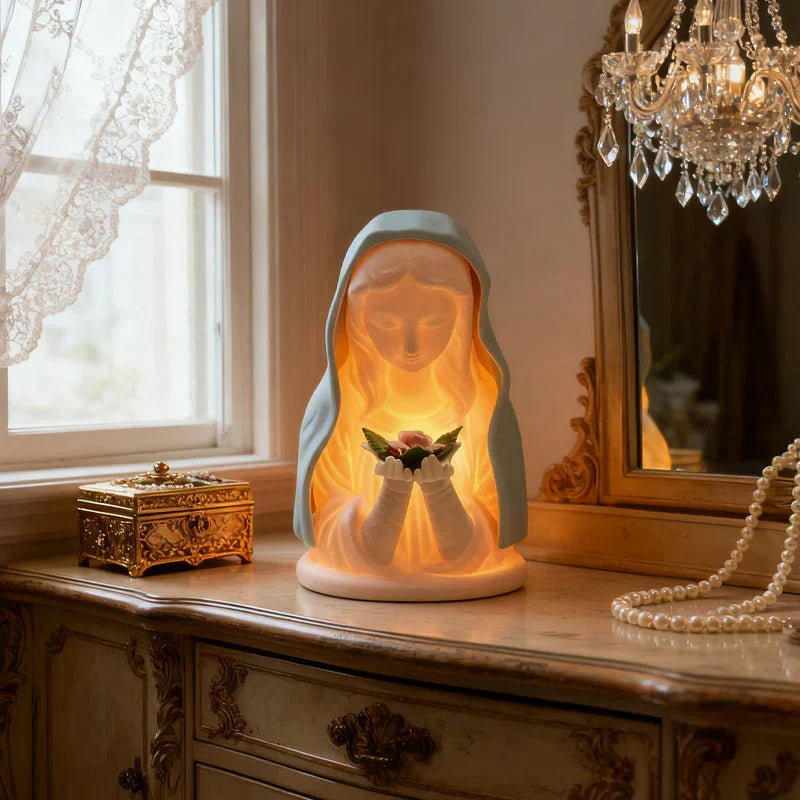 🔥Last day with a 49% discount - Night lamp with the prayer of the Virgin Mary