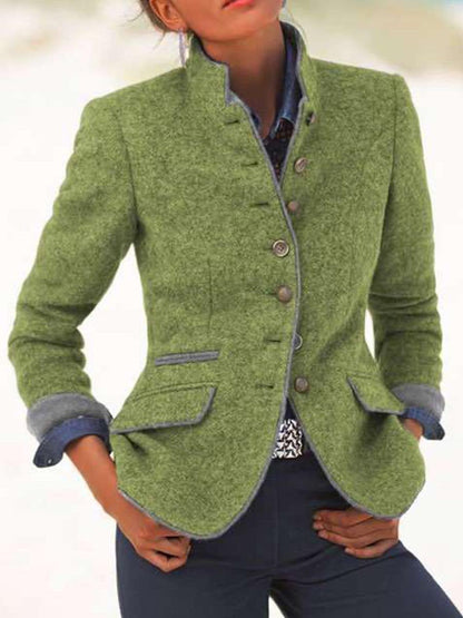 Stunncal Slim Button Jacket