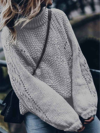 Stunncal Round Neck Hollow Sweater(7 colors)