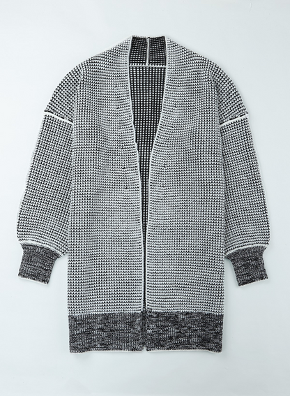 Stunncal Knitted Sweater Cardigan （3 colors）