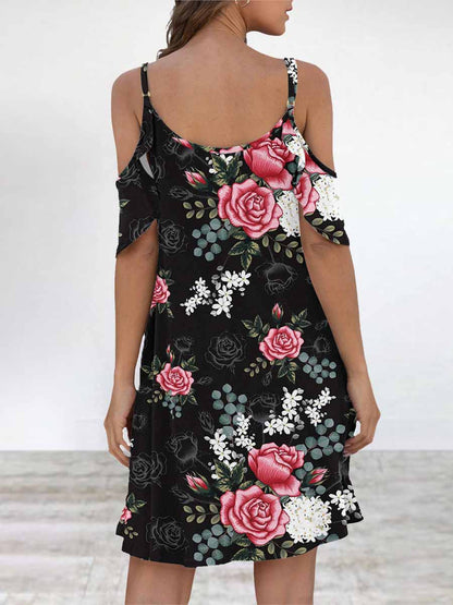 Stunncal Elegant Print Flounce O Neck Dresses(11 Colors)
