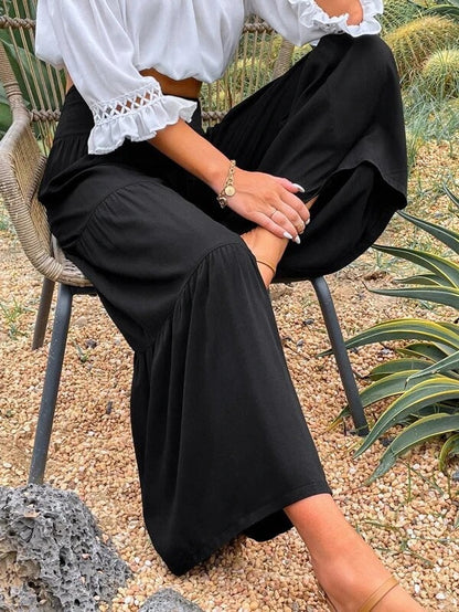 Stunncal Casual High-Waisted Loose Pants(8 colors）