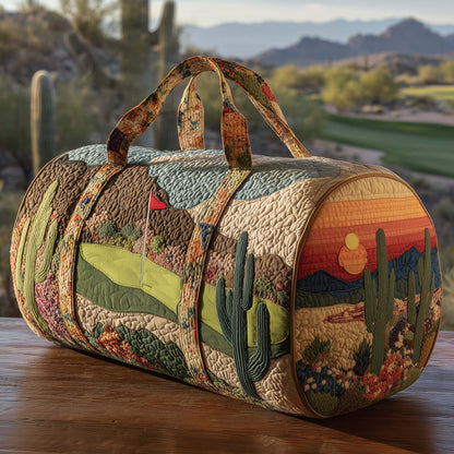 Unisex Bohemian Quilted Weekender Bag