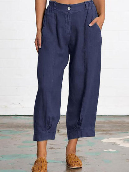 Stunncal Mid Waist Straight Leg Pants
