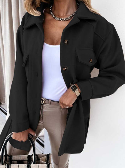 Stunncal Temperament Lapel Tweed Jacket