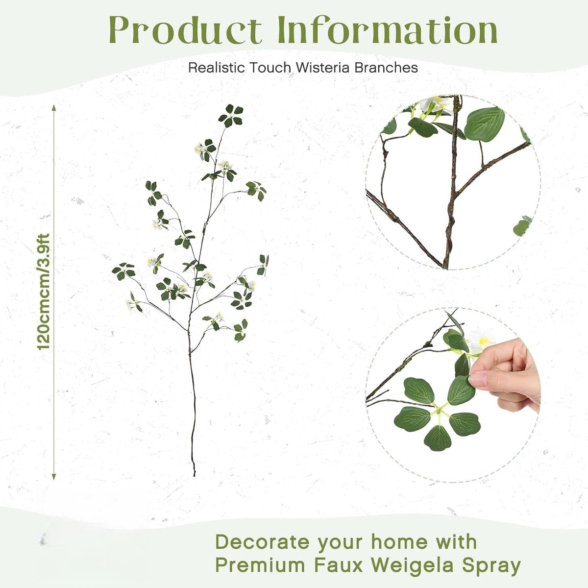 Tall Artificial Flowers Branches for Spring Indoor Decoration