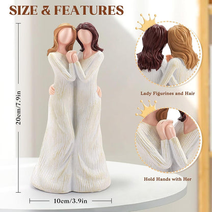 Handmade Celebrates Friendships Sisters Sculpture